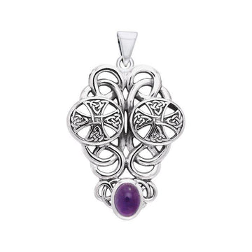 Celtic Knotwork Cross Pendant TPD3009 - Jewelry